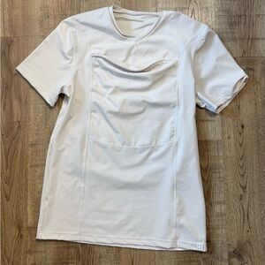 White Short Sleeve Men's Tee